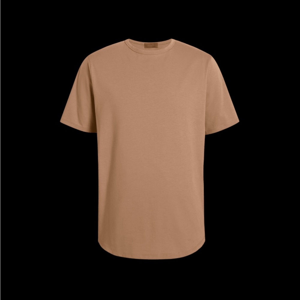 nuuds Short Sleeve Curved Hem T-shirt